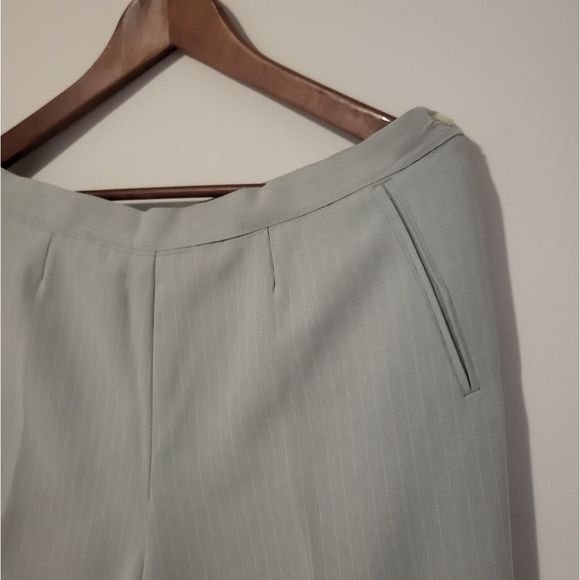 Vintage business look set jacket and pants size 14 modifies gray - Picture 7 of 9